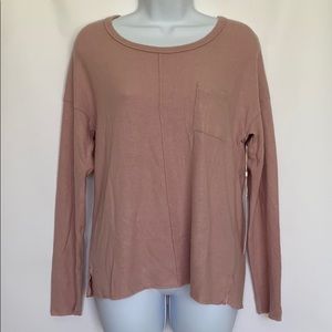 Caslon Raw Edge Pocket Tee
